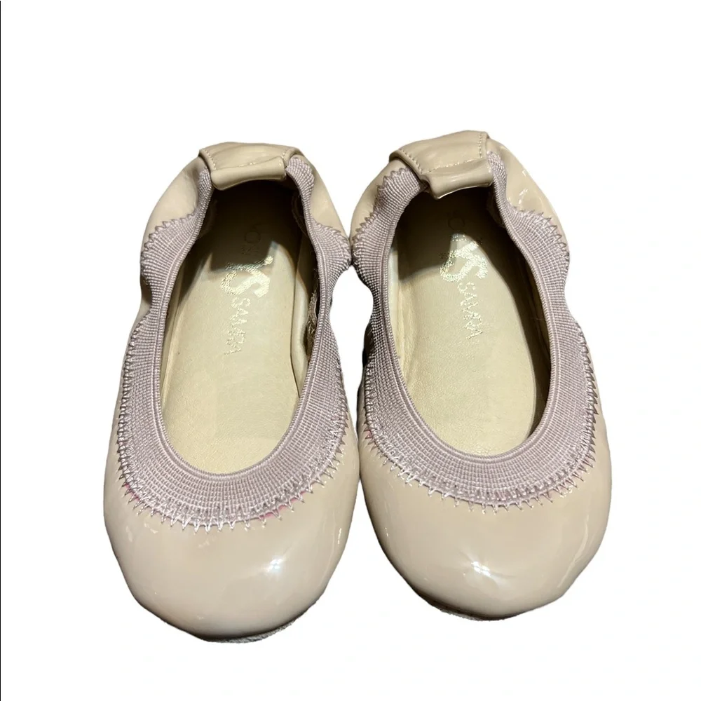 Yosi Samra Tan Patent Flats